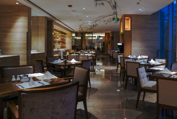 istock Restaurant interior, part of hotel 1399485182