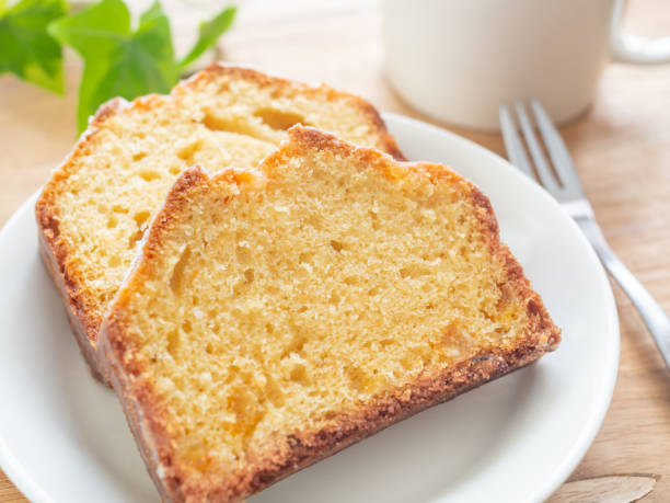Orange pound cake Orange pound cake pound cake stock pictures, royalty-free photos & images