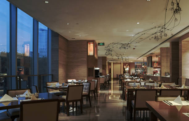 istock Restaurant interior, part of hotel 1399485987