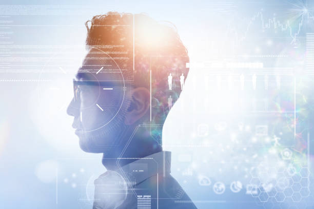 istock image of a person and a network 1399489330
