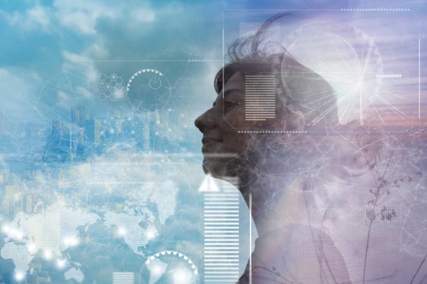 istock image of a person and a network 1399489444