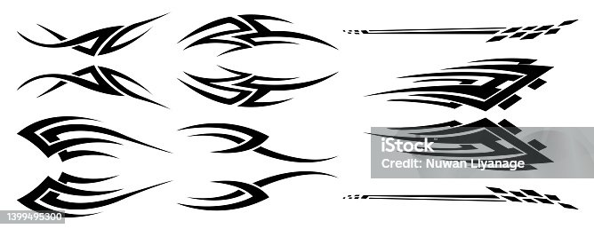 istock Tribal style car and vehicle graphics 1399495300