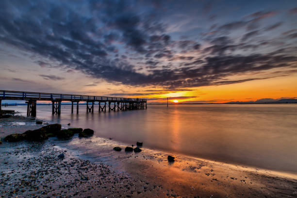 istock Beach and pier at sunset, Surrey, BC, Canada 1399503444