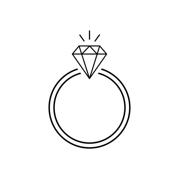 450+ Diamond Ring In Box Stock Illustrations, Royalty-Free Vector ...