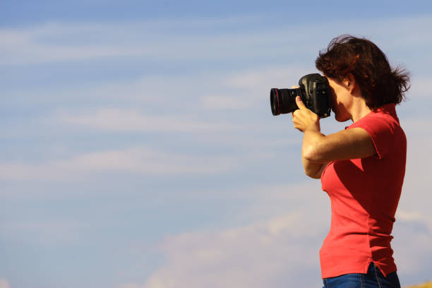istock Tourist take photo on nature 1399519553