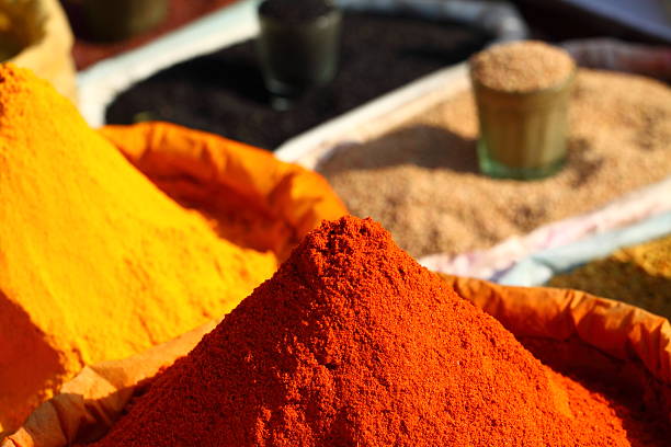 istock Traditional spices market 139953169