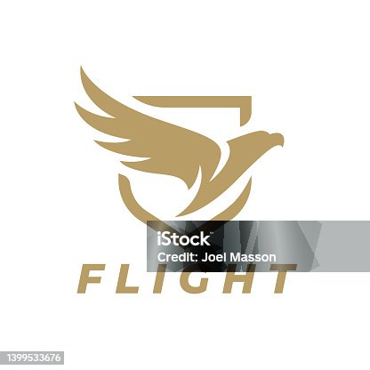 istock Eagle wing flight shield icon 1399533676