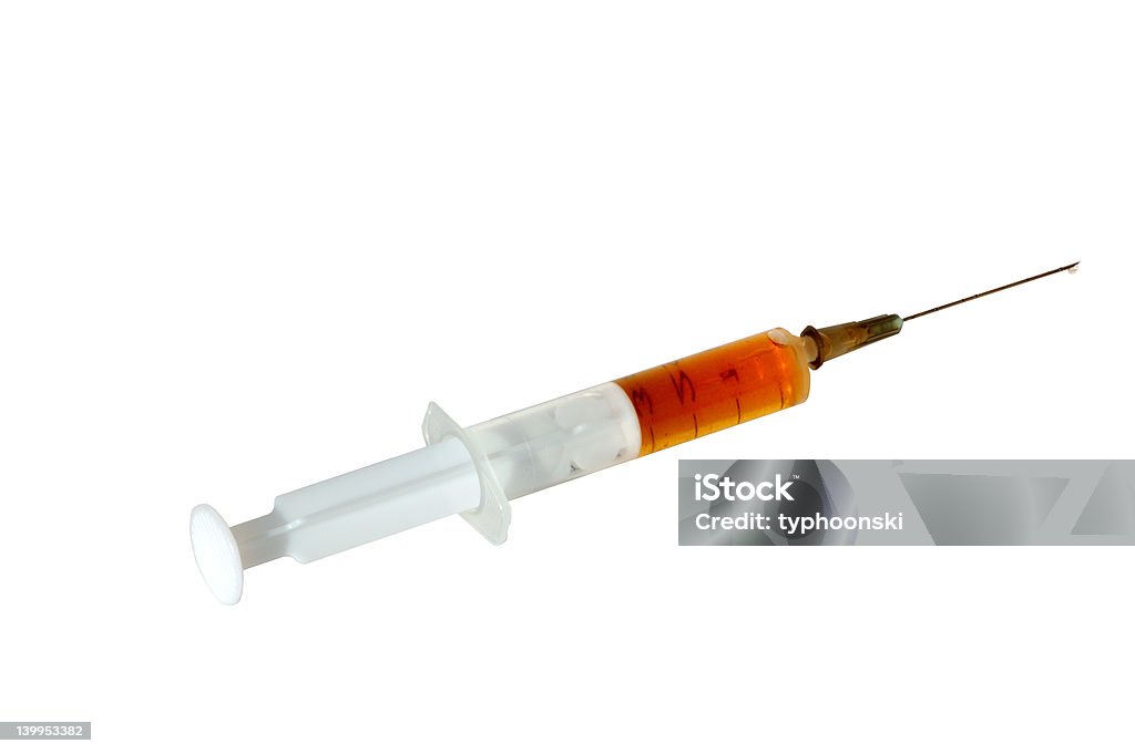 Injectável, seringa - Royalty-free ADN Foto de stock