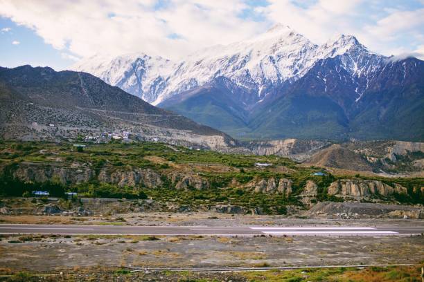 istock Jomsom airport and its runway 1399534407