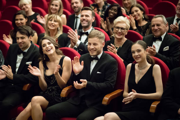 istock Excited audience clapping in opera house 1399535070