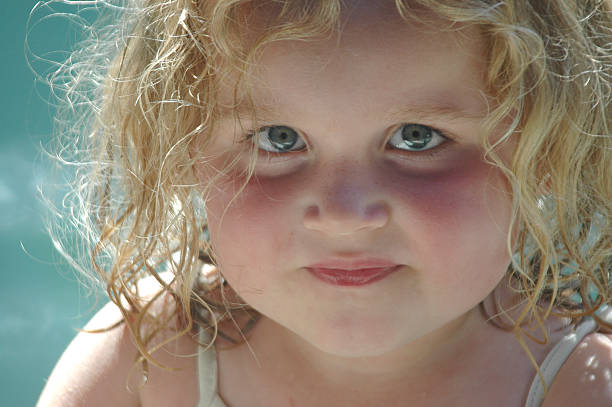 istock Curious sunburned little girl 139953974