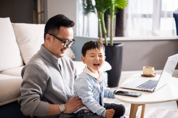 istock Father with his son working together at home 1399539894