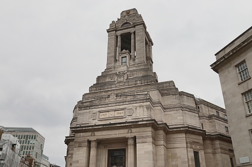 United Grand Lodge of England. One of oldest Masonic lodges in the world.