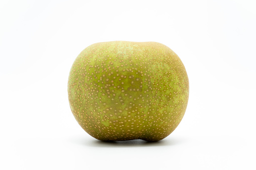 Japanese Pear on White Background