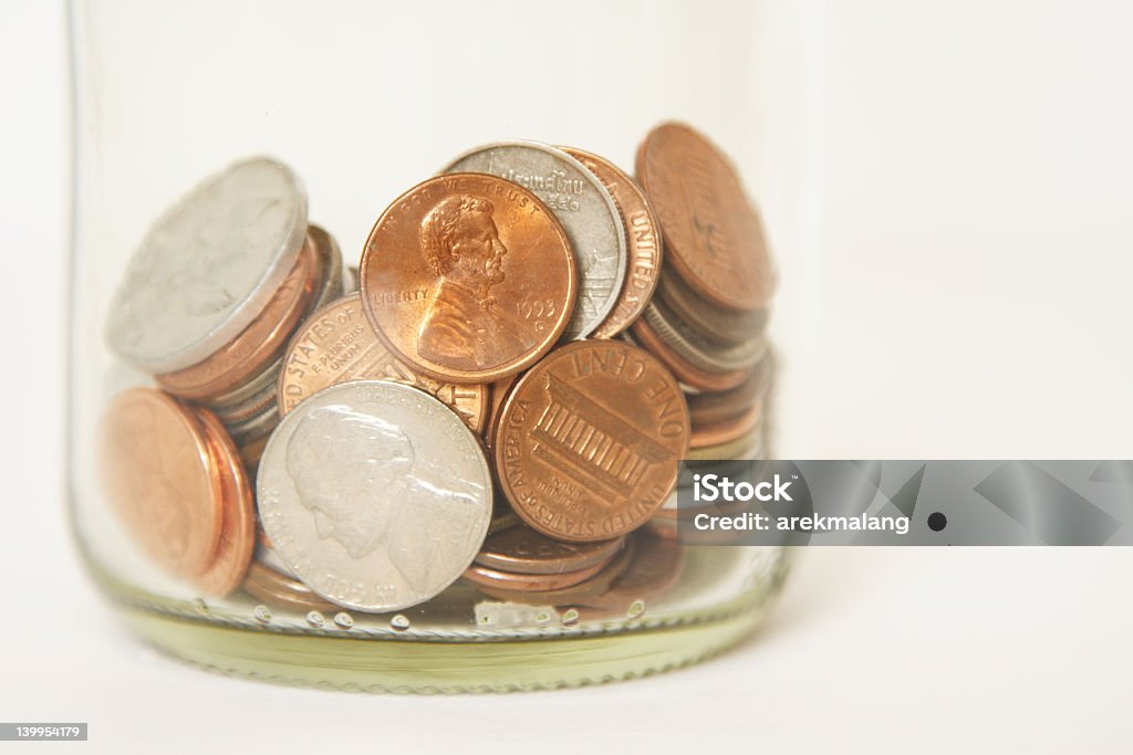 Moedas - Foto de stock de 25 centavos de dólar royalty-free