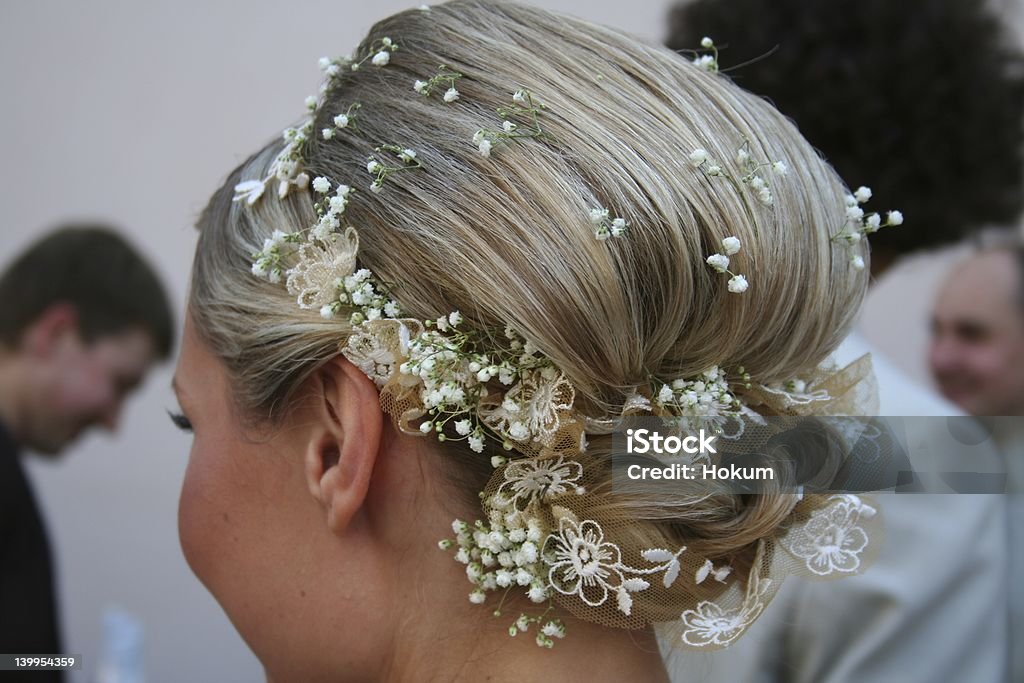 wedding hairstyle Adult Stock Photo