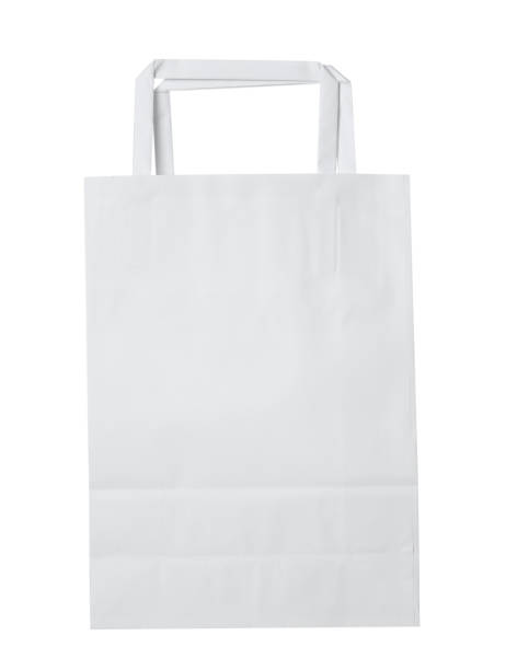 istock Empty shopping paper bag isolated on white 1399558645