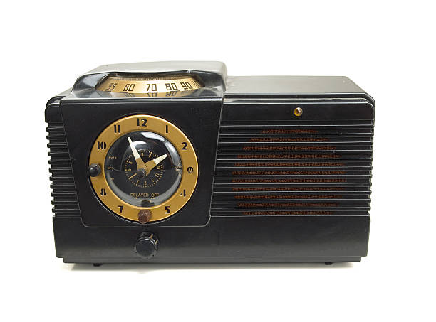 velho rádio - radio 1930s imagens e fotografias de stock