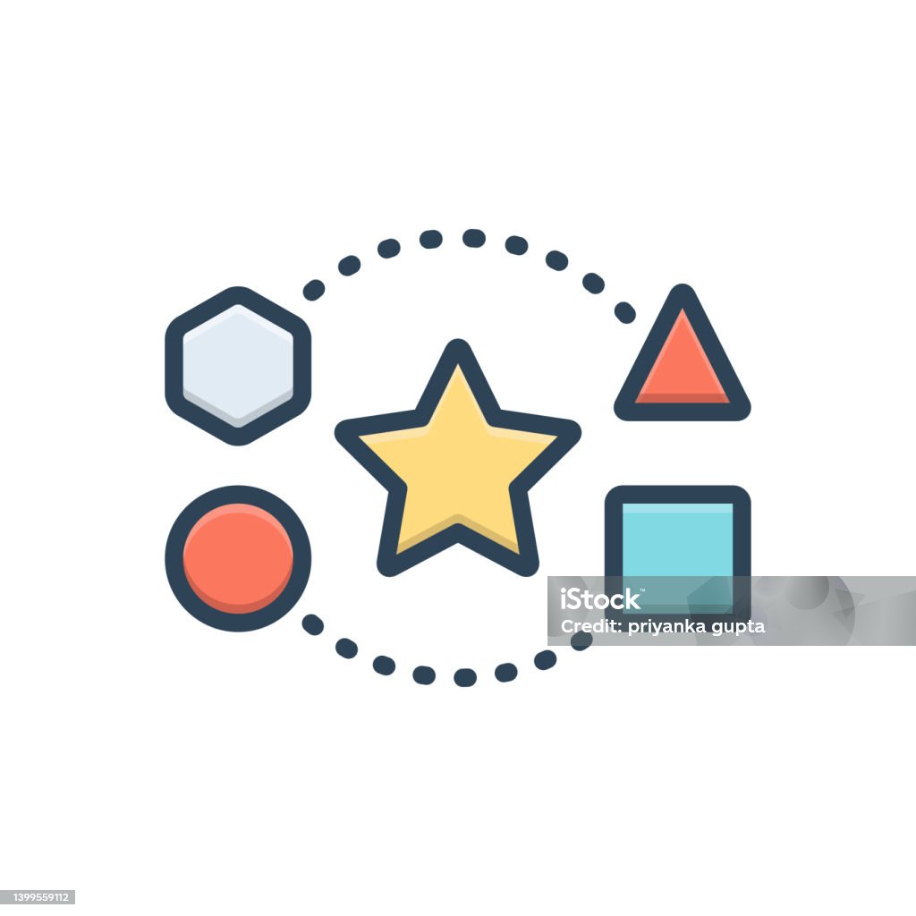Shape Size Stock Illustration - Download Image Now - Group Of Objects ...