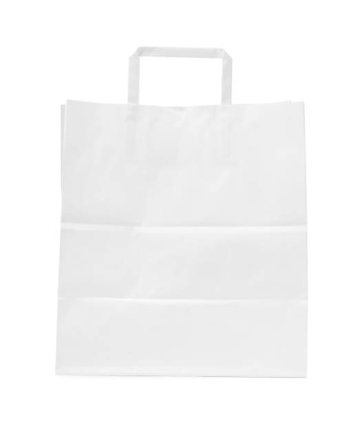 istock Empty shopping paper bag isolated on white 1399559185