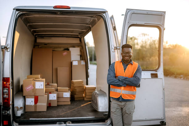 istock Portrait of young courier 1399562116