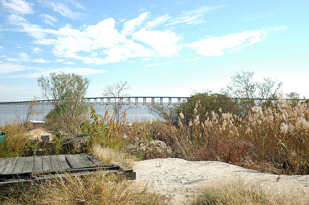 Tappahanneck Bridge stock photo