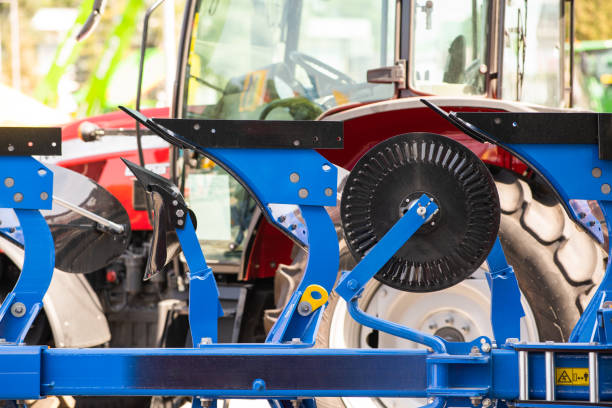 istock Plow machinery at the agricultural fair 1399563959