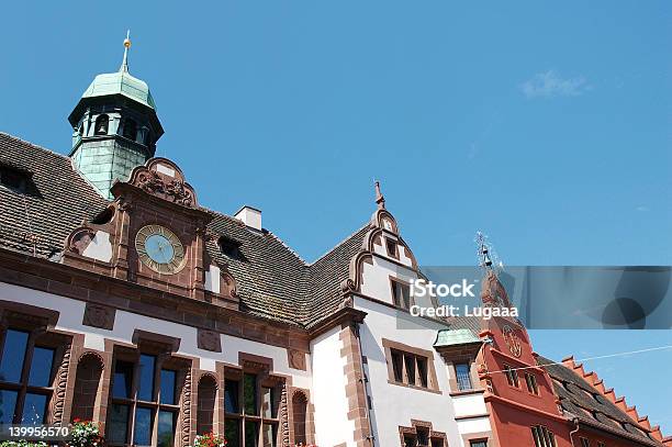 Tedesco City Hall - Fotografie stock e altre immagini di Albero - Albero, Cantone di Friburgo, Cielo