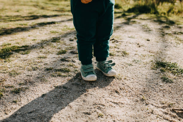 istock Low Section Of Man Walking On Dirt 1399567623