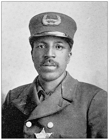 Antique photograph from Lawrence, Kansas, in 1898: Sam Jeans, Assistant chief of Police