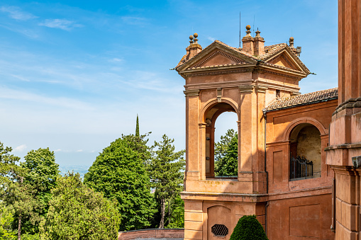 Church, Sanctuary Of The Madonna Di San Luca near Bologna, Italy