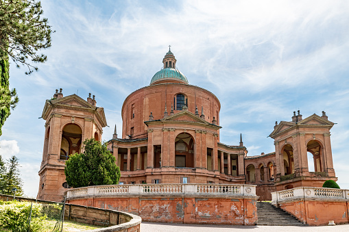 Church, Sanctuary Of The Madonna Di San Luca near Bologna, Italy