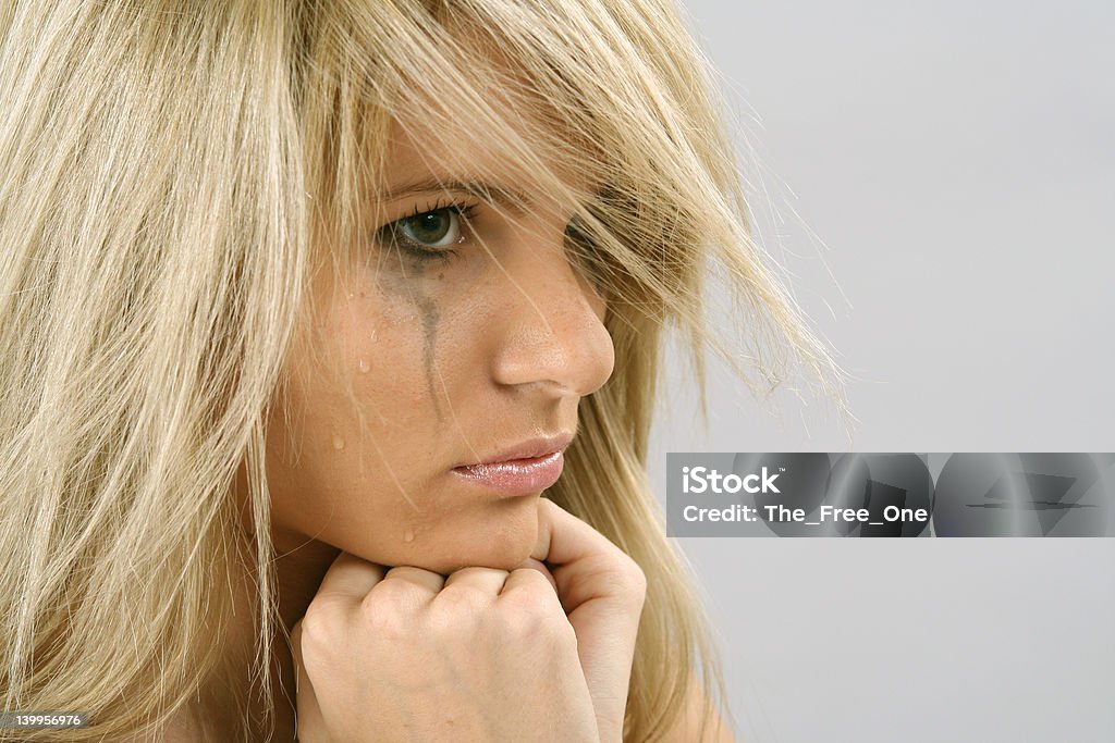 Crying03 crying girl Accidents and Disasters Stock Photo