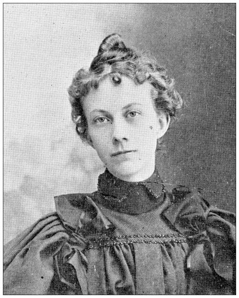 istock Antique photograph from Lawrence, Kansas, in 1898: Eula C Lyons 1399572247