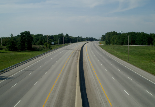 Stretch of Interstate 75 near exit 129, Georgetown, Kentucky