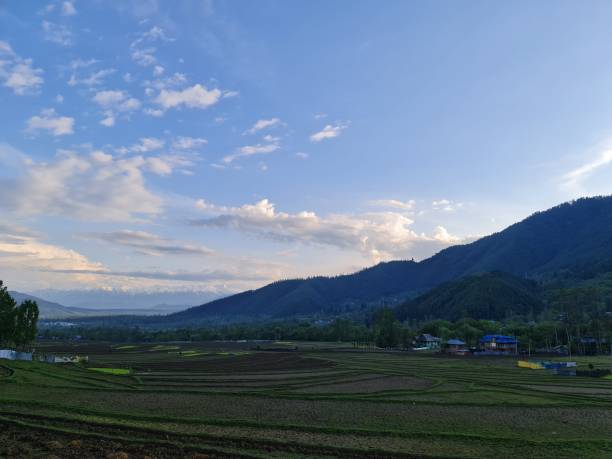 istock scenery on a sunny day with clouds on the sky 1399578054
