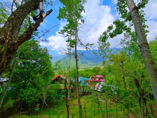 istock scenery on a sunny day with clouds on the sky 1399578388