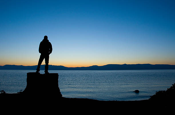 istock Man in Front of Lake 139957969