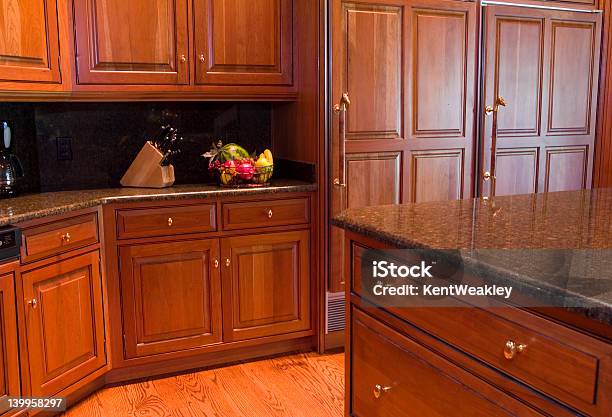 New Kitchen Cabinets Stock Photo - Download Image Now - Backgrounds, Brown, Cabinet