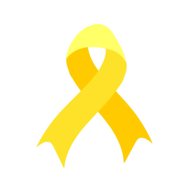 ilustrações, clipart, desenhos animados e ícones de setembro amarelo - sempteber amarelo em português, brasil, mês de prevenção ao suicídio. símbolo de suporte e conscientização da fita - setembro amarelo
