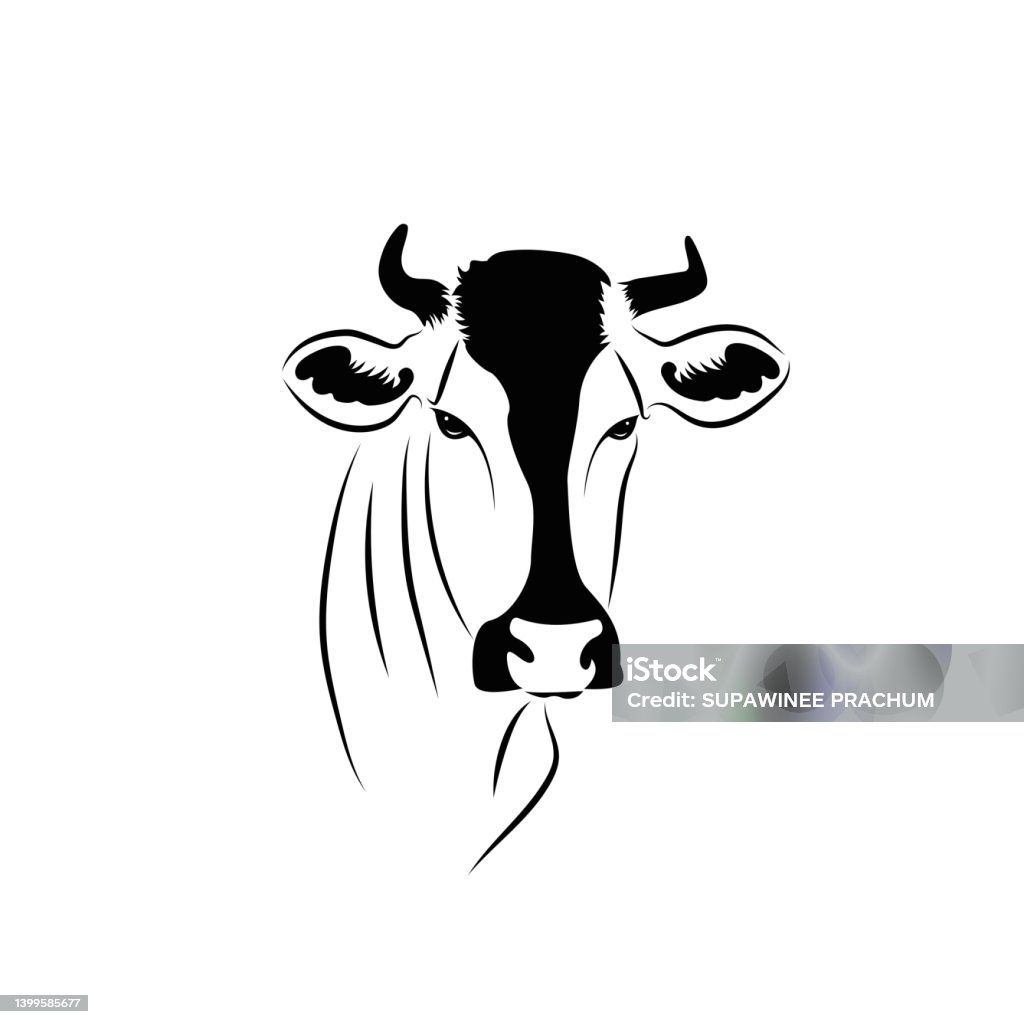 Sapi Metal Vector Vektor Kepala Sapi Dengan Latar Belakang Putih Mamalia Binatang Logo ...
