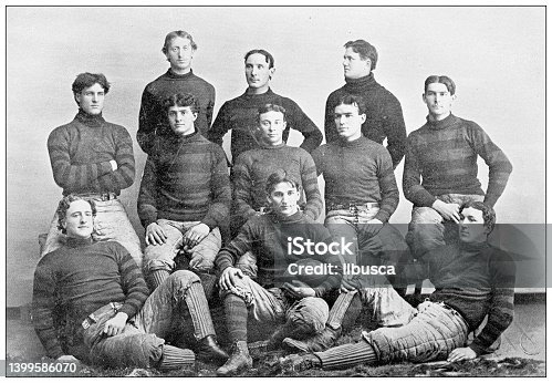 istock Antique photograph from Lawrence, Kansas, in 1898: University of Kansas Football Team 1399586070