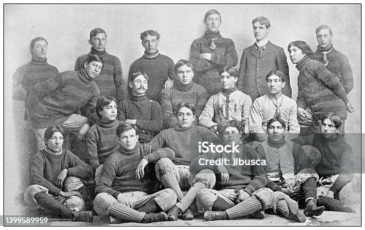istock Antique photograph from Lawrence, Kansas, in 1898: Haskell Institute football team 1897 1399589959