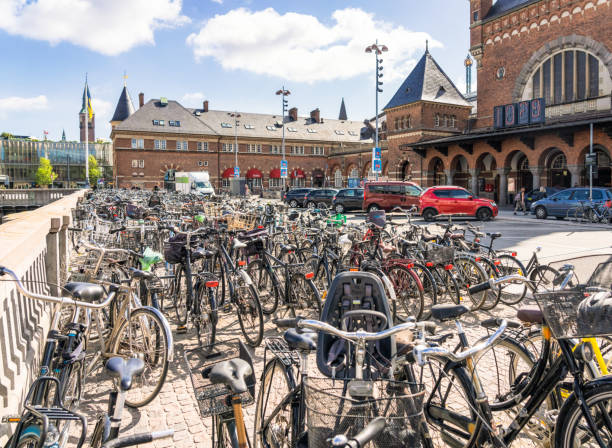 istock Modern integrated transport - Bikes outside Copenhagen Train Station 1399590214