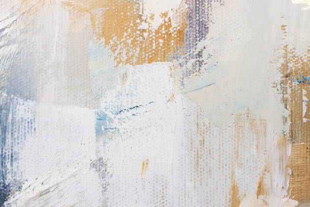 istock The texture of the canvas. 1399590453