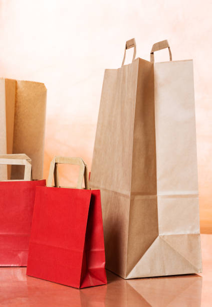istock Several shopping bags with space for yuor logo or text 1399592659