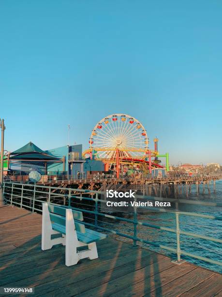 Santa Monica Pier Stock Photo - Download Image Now - Santa Monica Pier, Santa Monica, City Of Los Angeles