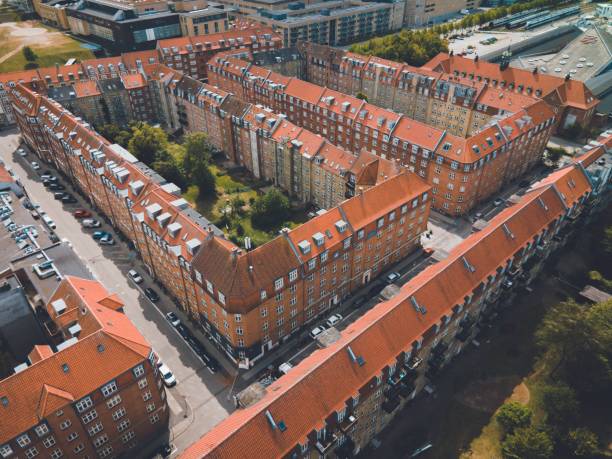 istock Views over Aarhus, Denmark in Jutland by Drone 1399594518