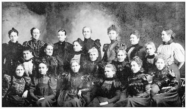 istock Antique photograph from Lawrence, Kansas, in 1898: Round Table Club 1399597725