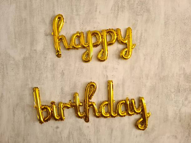 istock Happy Birthday Balloon Sign 1399599195
